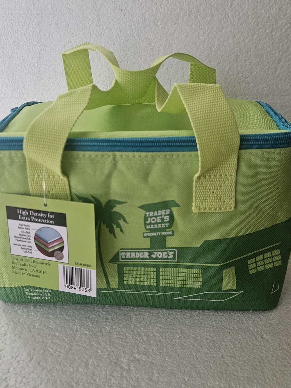 Trader Joe's Green Insulated Lunch Tote